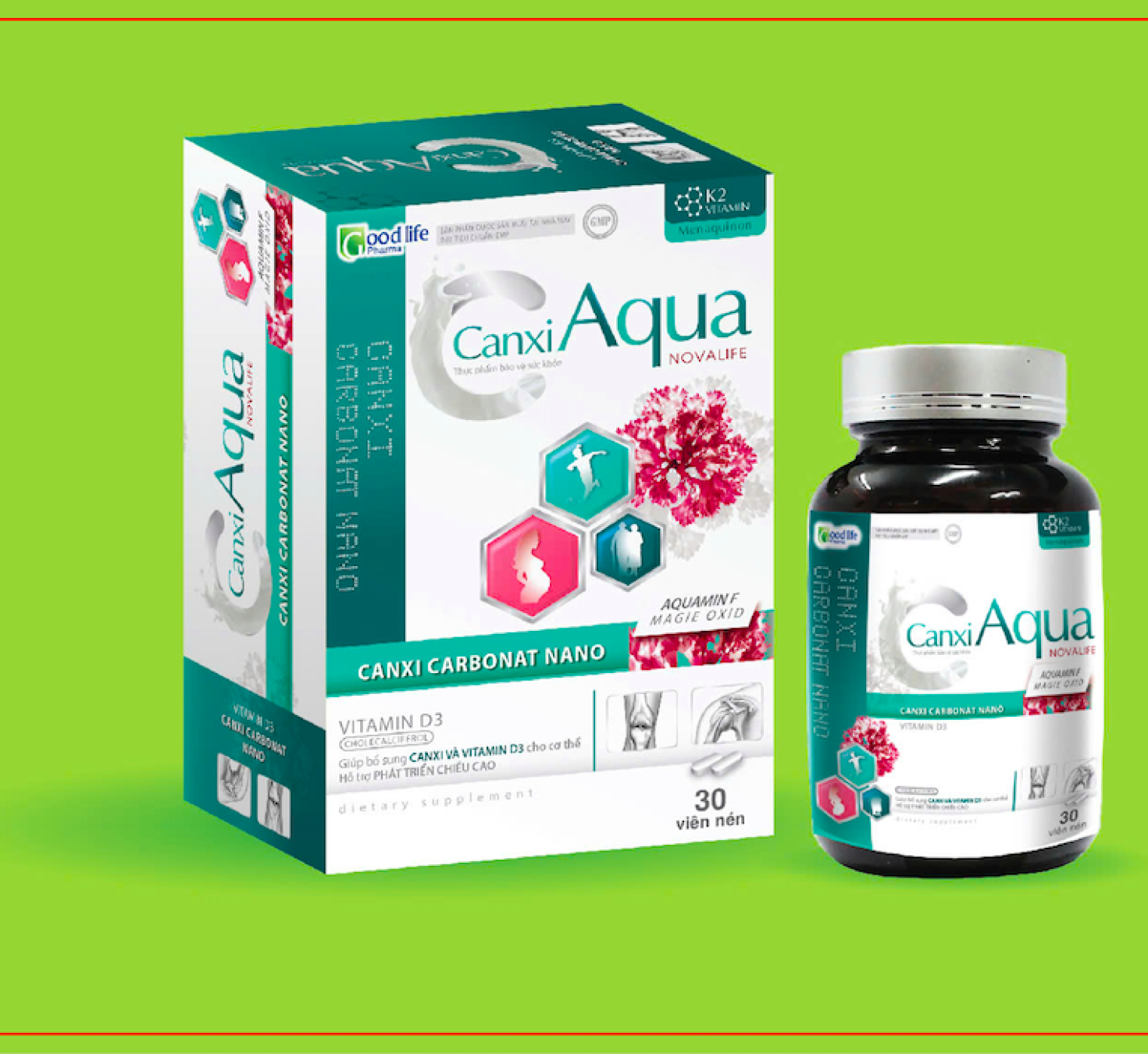 Canxi Aqua 30 viên 