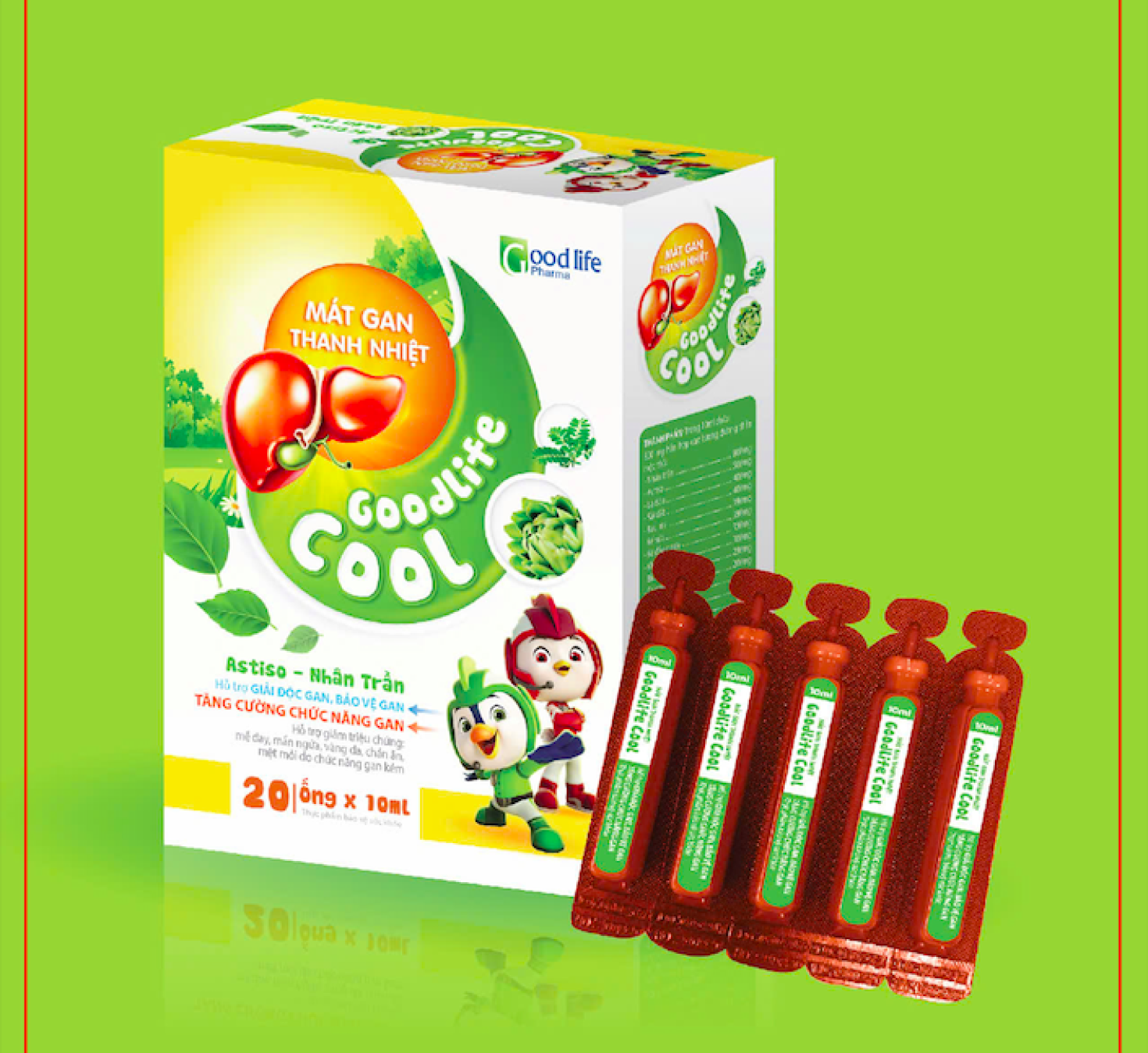 Atiso Nhân Trần Mát Gan Goodlife Kid
