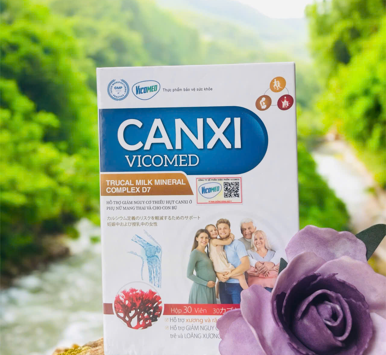 Canxi  Vicomed Aquamin dạng viên
