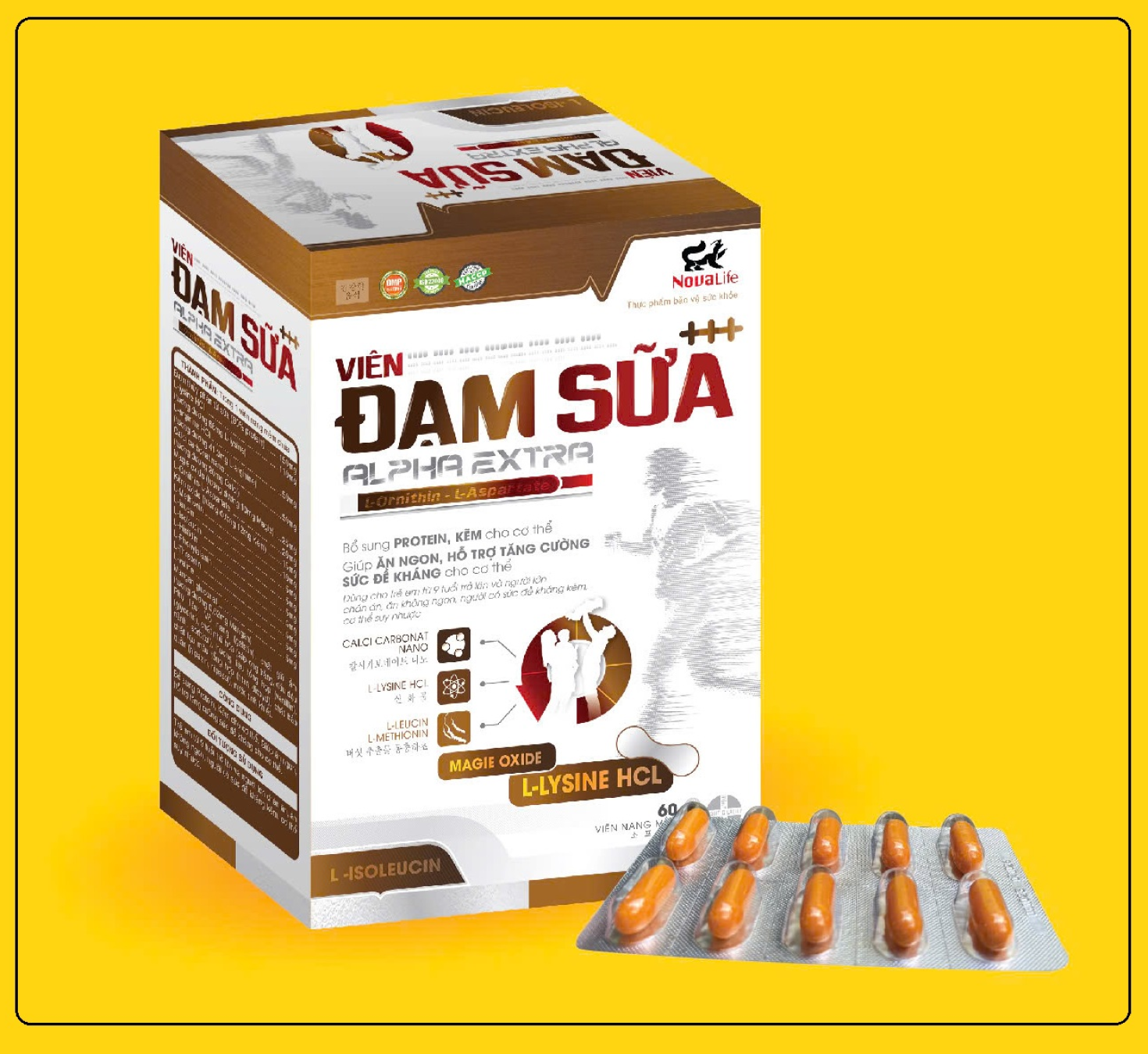 Viên Đạm Sữa Alpha Extra