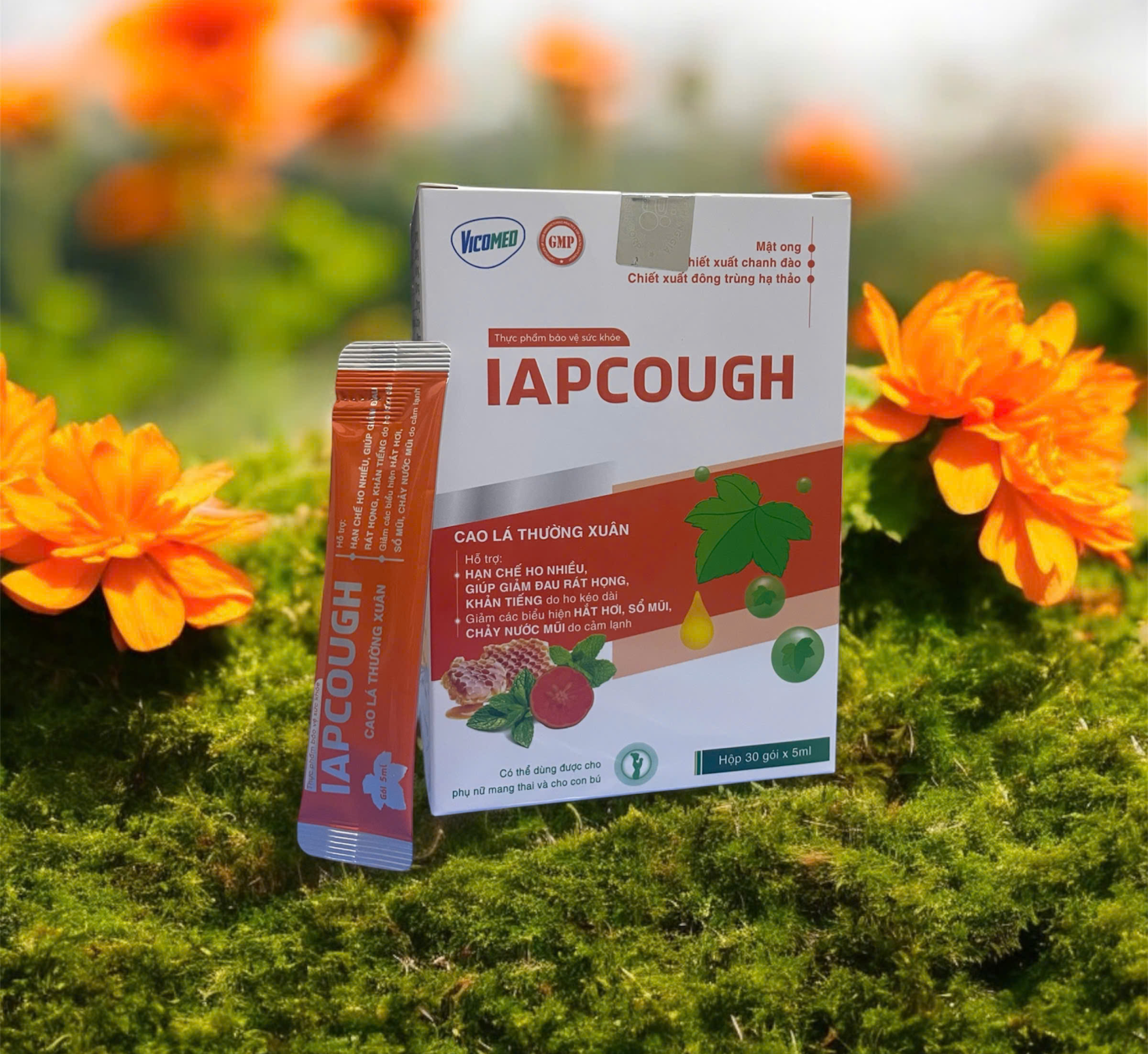 Hỗ trợ ho IAPCOUGH dạng gói