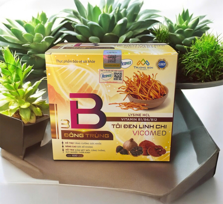 Vitamin B Đông Trùng - Tỏi Đen Linh Chi
