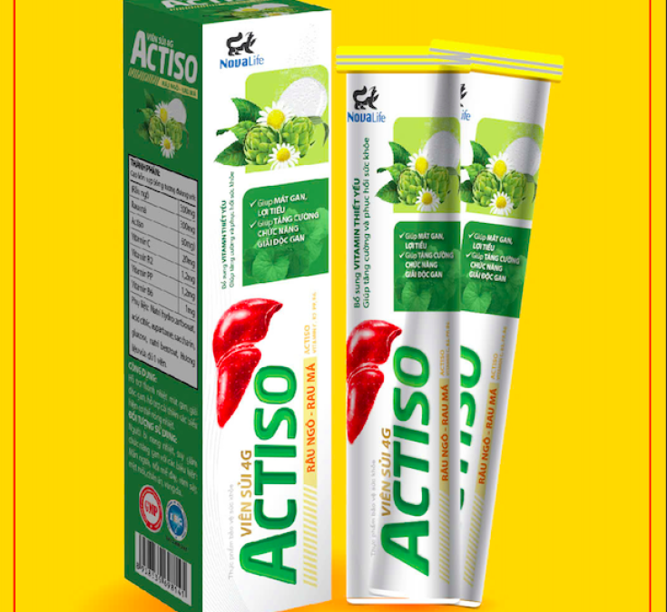 Viên sủi 4G Mát Gan Actiso