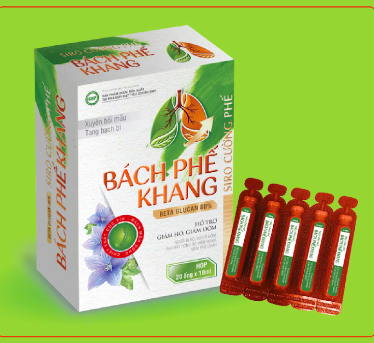 Bổ phổi Bách Phế Khang hộp 20 ống 