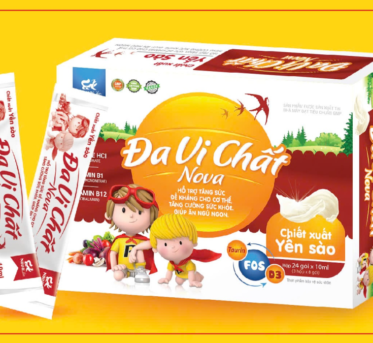 Da Vi Chất Nova chiết suất yến xào hộp 24 gói
