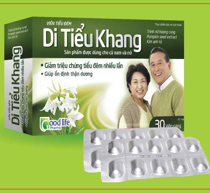 Di Tiểu Khang giảm tiểu đêm, ổn định thận dương