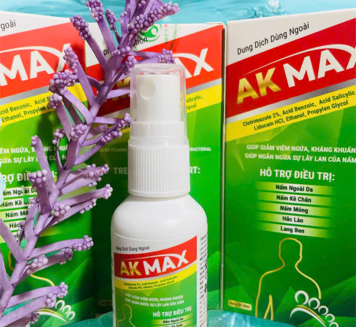 Dug dịch Xịt Nấm AK Max